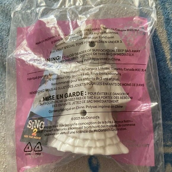 2/$30 MCDONALD'S 2022 Sing 2 Collectible Toy Meena the Show Stopper NIP - Picture 2 of 3